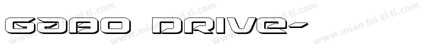 Gabo Drive字体转换